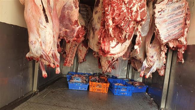 ضبط لحوم  مجمدة غير صالحة للاستهلاك الآدمي قبل طرحها بالأسواق
