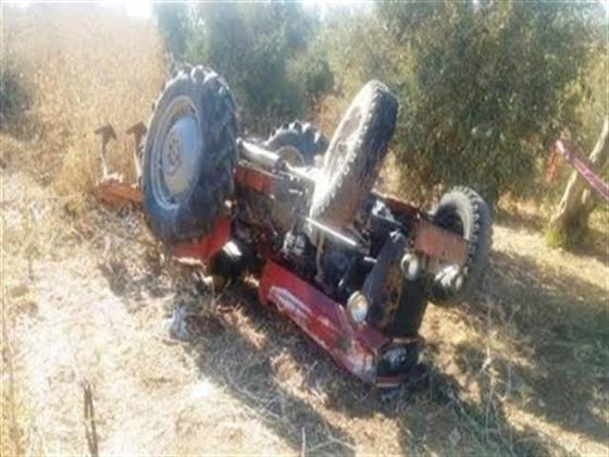 مصرع طالب أثر انقلاب جرار زراعى بالدقهلية