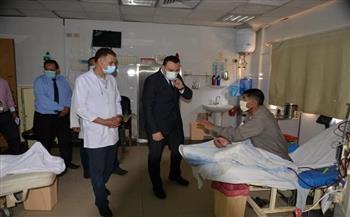   «هيثم الشيخ»: جولة مع متدربة البرنامج الرئاسى بمستشفيات المنصورة