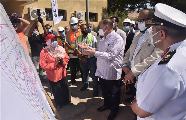 افتتاح محطة معالجة صرف صحي عرب المدابغ بأسيوط