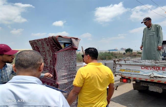 رفع 307 حالات إشغال طريق مخالفة في 3 مراكز بالبحيرة
