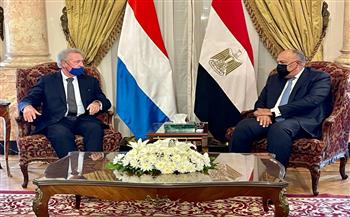   سامح شكرى يستقبل وزير خارجية لوكسمبورج بقصر التحرير 