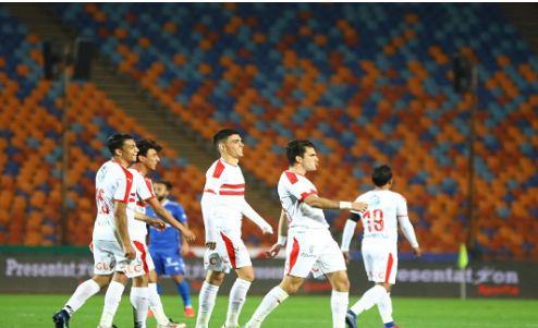 زيزو يسجل الهدف الأول للزمالك من ضربة جزاء في مرمي أسوان
