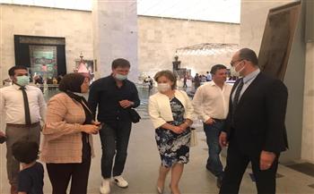   نائبة وزيرة الثقافة الروسية في ضيافة متحف الحضارة