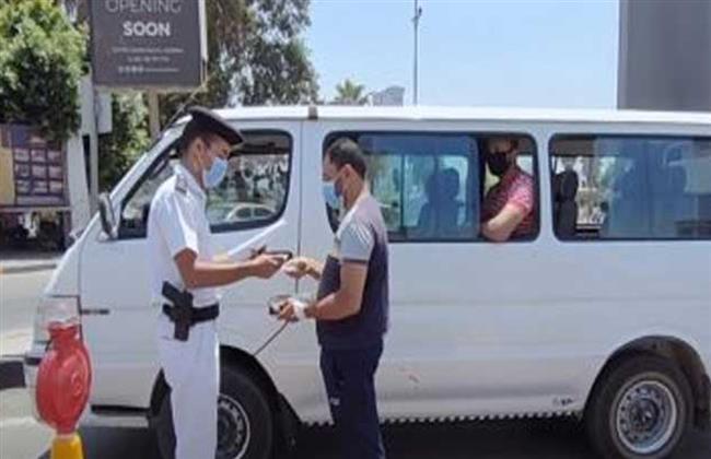 تحرير ٢٥ محضر عدم ارتداء كمامه بمركزي كوم حمادة ورشيد