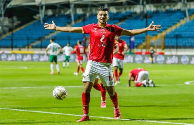 محمد شريف يسجل الهدف الأول للأهلي في مرمي الترجي
