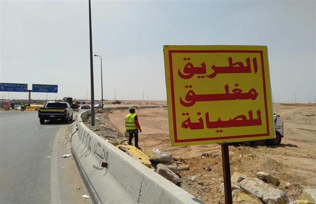 تحويلات مرورية لتنفيذ أعمال تطوير وإزدواج طريق 6 أكتوبر - الواحات