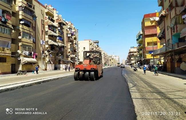 محافظ بورسعيد يؤكد قرب الانتهاء من تطوير شارع الشاحنات