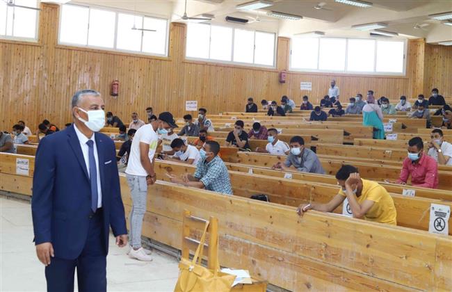 هدوء واجراءات احترازية فى المرحلة الثانية من امتحانات جامعة جنوب الوادى