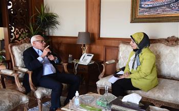   محافظ بورسعيد يستقبل مدير فرع الهيئة العامة للاعتماد والرقابه الصحية