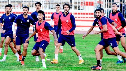 مران الزمالك.. تدريبات ترفيهية للاعبين بالعين السخنة