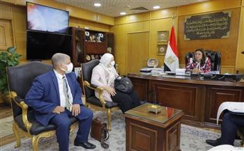 "محافظ دمياط" تناقش مخطط تطوير منطقة الجربى برأس البر 