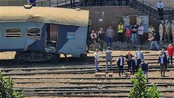   الصحة: إصابة ٤٠ مواطناً في حادث قطار الإسكندرية 
