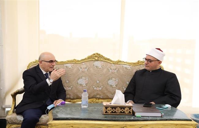 أمين البحوث الإسلامية يبحث التعاون العلمى المشترك مع سفير أوزباكستان