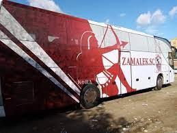 حافلة الزمالك تصل ستاد السويس