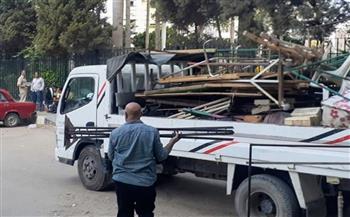   43 محضرا وإنذارا لمخالفات بيئية وإشغال طريق بقرية دشطوط ببني سويف