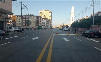   الانتهاء تطوير شارع صلاح سالم بدمياط