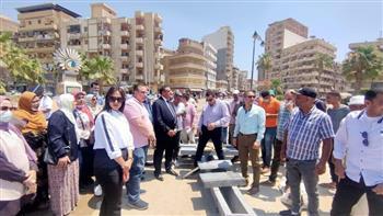 لإظهار الوجه الحضارى.. تطوير جميع ميادين البحيرة