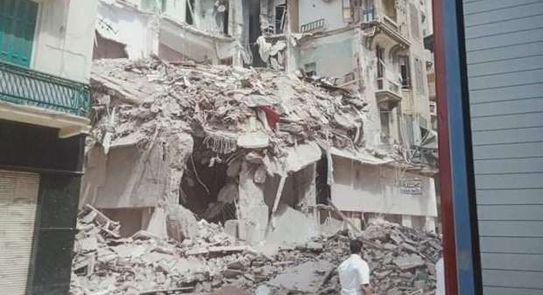  تعرّف على حالة مصابي حادث انهيار عقار العطارين بالإسكندرية 