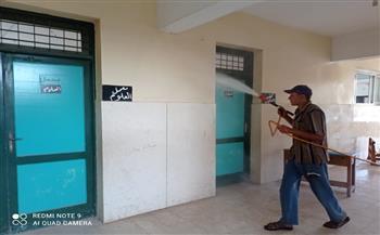 تعقيم وتطهير.. إجراءات احترازية واسعة بكفر الشيخ