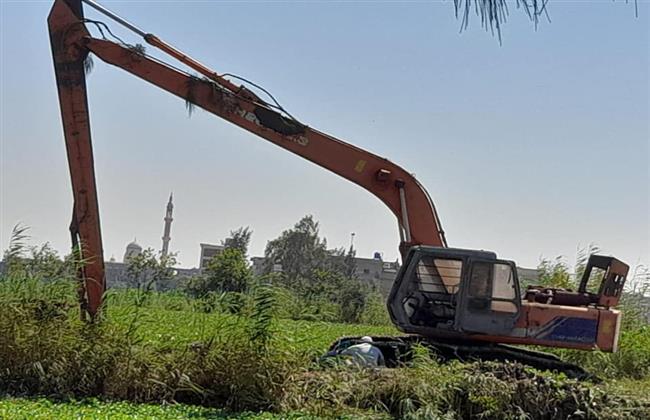 تطهير مصرف نشرت وإحلال وتجديد محطة قطار شباس بدسوق