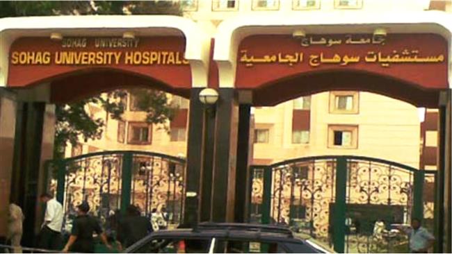  أول حالة قسطرة علاجية لدوالى الخصية فى سوهاج الجامعى                              