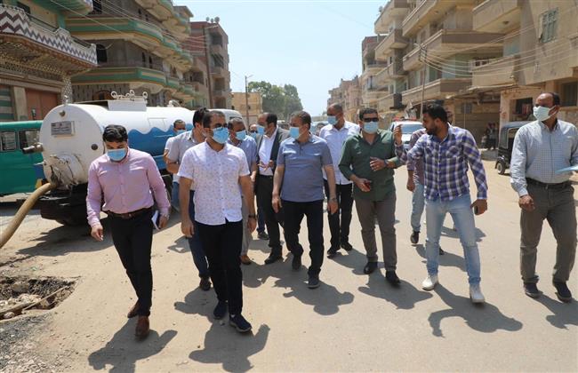 محافظ المنوفية يتفقد أعمال وتنفيذ المشاريع القائمة