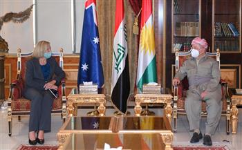   بارزاني وسفيرة استراليا يناقشان العملية السياسية فى العراق