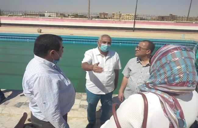 رئيس الجهاز ووكيل وزارة الشباب ببنى سويف الجديدة يتفقدان مركز شباب المدينة 
