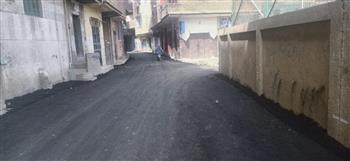 رفع كفاءة وتطوير ورصف شارعى التل وعمر بن الخطاب بالجيزة