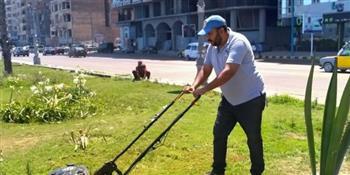 حدائق حى وسط  الإسكندرية تتجمل