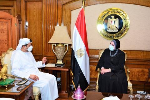 وزيرة التجارة: الإمارات أكبر شريك تجاري لمصر بمنطقة الشرق الأوسط
