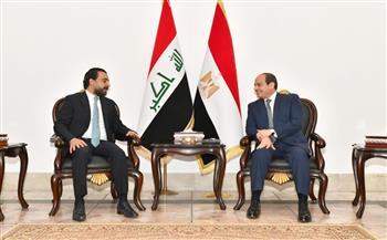السيسي : حريصون على تعزيز العلاقات الاستراتيجية مع العراق