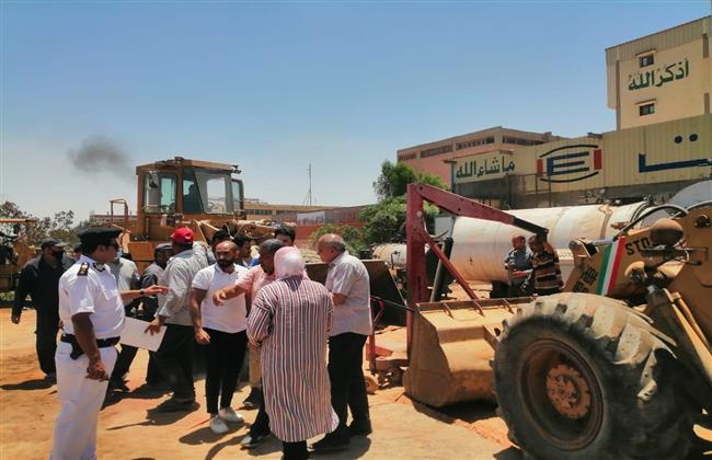جهاز «العاشر من رمضان» ينفذ حملة موسعة لإزالة الإشغالات 
