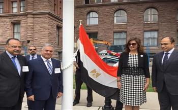   بالصور.. إضاءة أعلى برج في كندا بألوان علم مصر