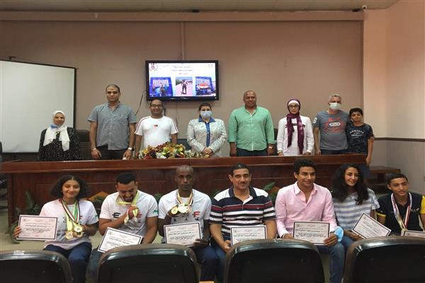الشباب والرياضة تكرم أبطال إسكندرية الدوليين