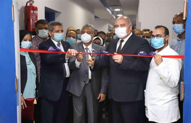 محافظ قنا ورئيس جامعة جنوب الوادي يفتتحان وحدة علاج الحروق بمستشفيات قنا الجامعية