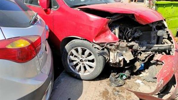 إصابة 3  أشخاص في حادث على رافد الطريق الدولي بكفر الشيخ