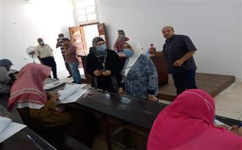 بالصور .. إجراء امتحانات معهد الدراسات الأفروآسيوية للدراسات العليا بجامعة قناة السويس