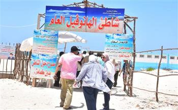   «رشاد» يقود حملة «اعرف حقك» فى شواطئ العجمي