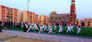 افتتاح ٥ ملاعب رياضية بمدينة أكتوبر الجديدة
