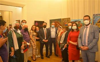  افتتاح المعرض الفني «فلسطين في القلب»  بالقاهرة