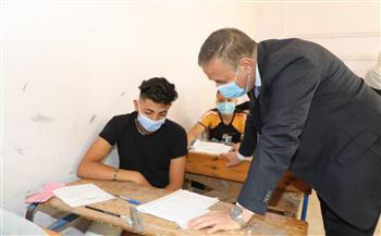 محافـظ المنوفية يتفقد لجان امتحانات الشهادة الإعدادية