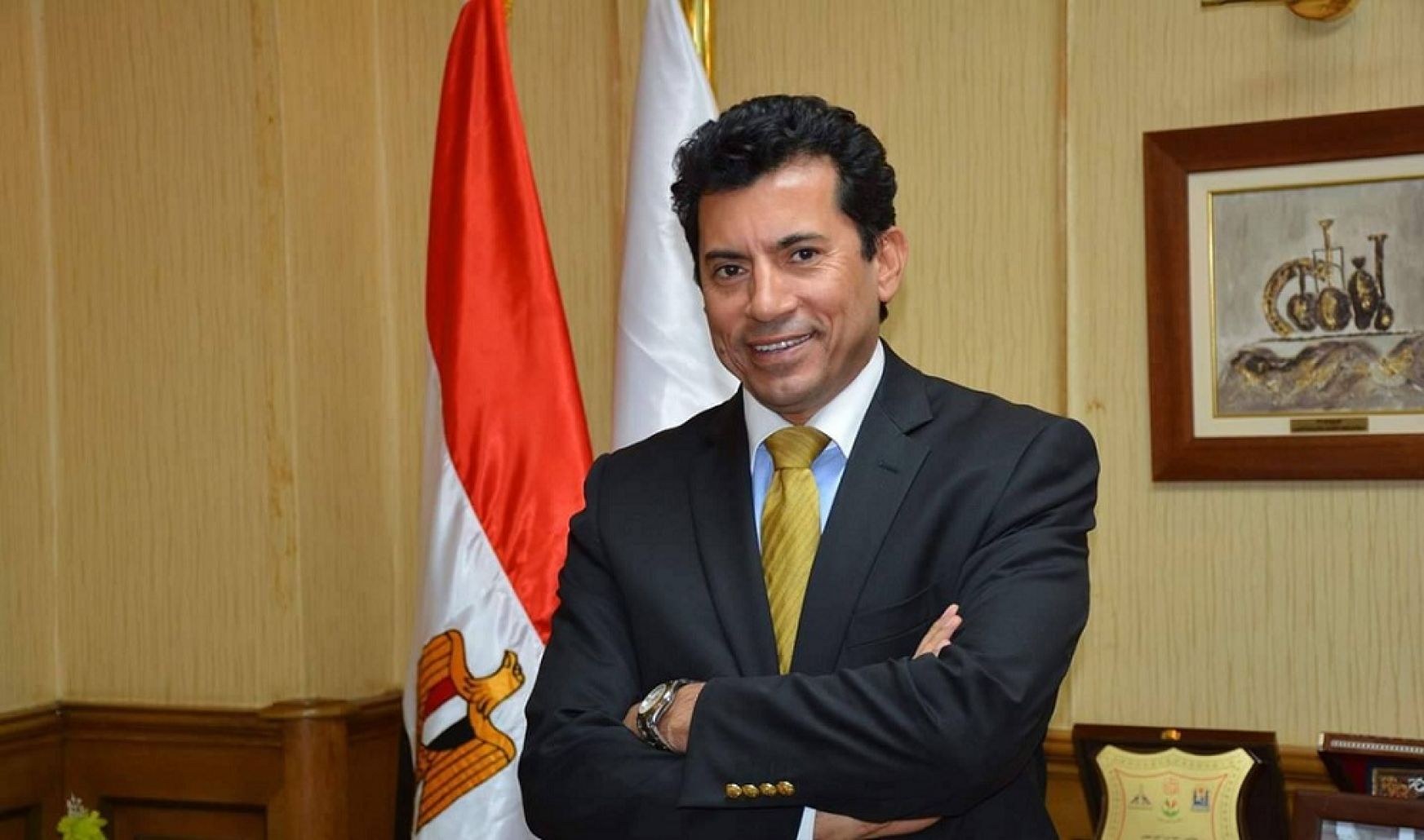 وزير الشباب والرياضة يلتقي ممثل صندوق الأمم المتحدة للسكان في مصر