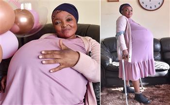   امرأة أفريقية تنجب 10 توائم وتحطم الرقم القياسى بموسوعة جينيس