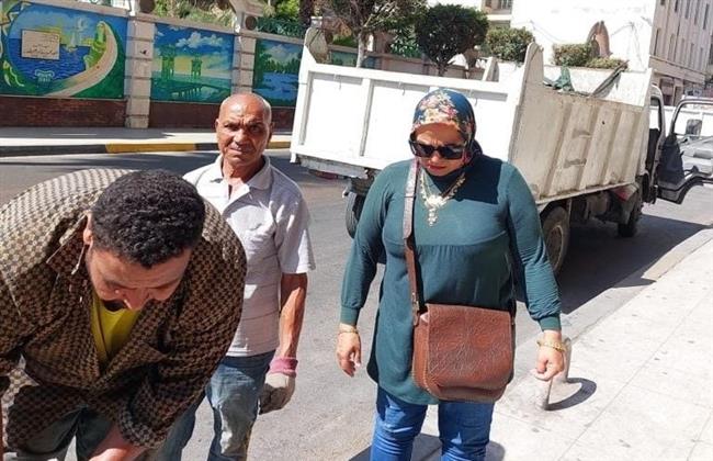 استعدادًا للمئوية..  تشجير ودهانات في محيط مسرح سيد درويش بالإسكندرية 