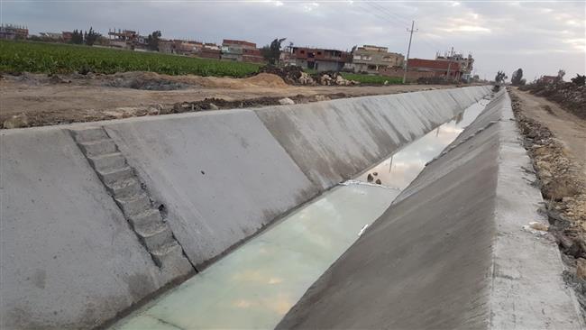 اعتماد 1.7 مليار جنيه لتبطين الترع بالقرى وجار العمل بـ50 ترعة بكفر الشيخ
