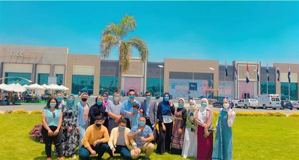 طلاب جامعة المنوفية في زيارة إلى معرض الكتاب الدولي الـ ٥٢