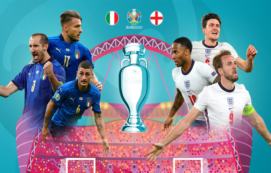 يورو 2020.. بث مباشر لمباراة منتخب إيطاليا و إنجلترا