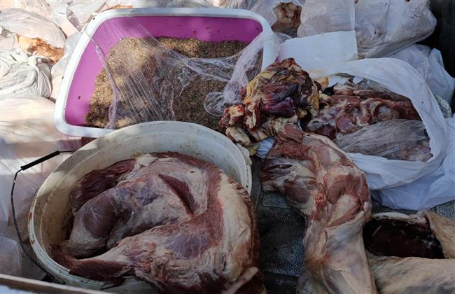 ضبط لحوم غير صالحة للاستهلاك الآدمى بدمياط